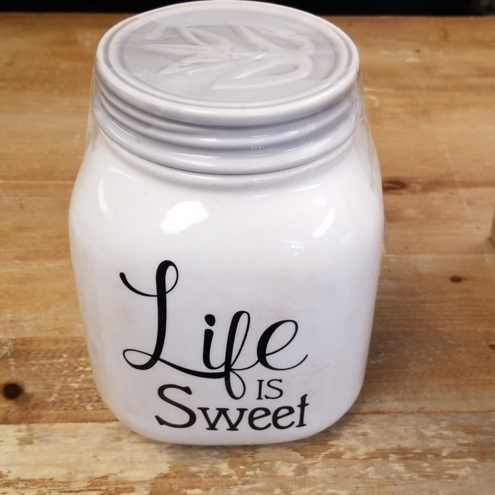 Ceramic Mason jar Canister